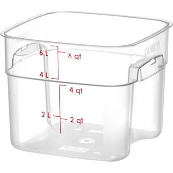Dóza na potraviny Nádoba na potraviny CamSquares Fresh Pro Cambro 5,7L transparentní
