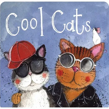 Obraz Alex Clark Podložka pod hrnek Cool cats