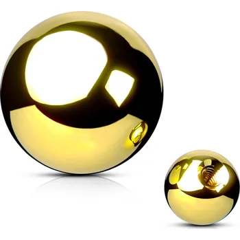 Piercing Šperky4U Ocelová náhradní kulička, závit 1,2 mm - ND027GD-1203