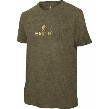 Pánské tričko Westin Tričko Style T-Shirt Moss Melange - XXXL