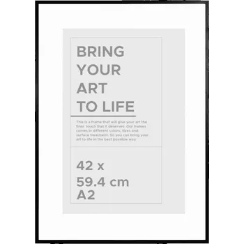 Obraz Dřevěný MDF rám s plexisklem A2 42x59,4 ČERNÝ RÁMEČEK na fotografie PLAKÁT PUZZLE