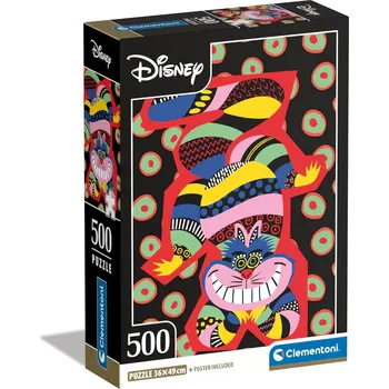 Puzzle PUZZLE COMPACT 500 DÍLKŮ KOČKA OD DISNEYHO CLEMENTONI 35533