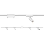 BRILONER Startovací sada lištový systém nízké napětí 200 cm, 2x 48V lišta, 4 LED spoty, s trafem, bílá - BRILO BRILO 8025046