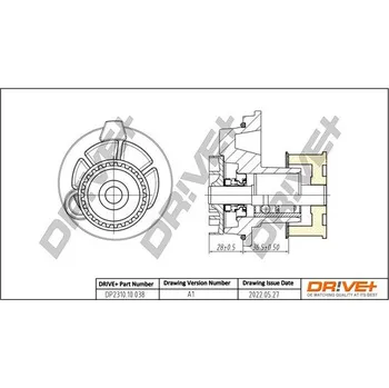 Chladič motoru Vodní čerpadlo, chlazení motoru DRIVE+ DP2310.10.038