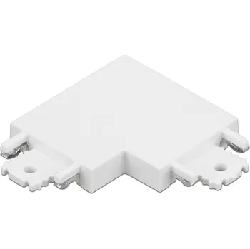 Bodové svítidlo BRILONER Rohová spojka lištový systém 48V DC 90 st., nízkonapěťový, 1-fázový, přisazený, bílé - BRILO BRILO 8029006