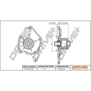 Chladič motoru Vodní čerpadlo, chlazení motoru DRIVE+ DP2310.10.101
