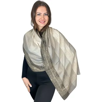 Šál Pašmína - Marceline - béžová