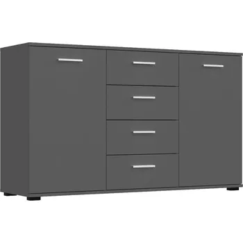 Komoda Komoda Chicago 2 138cm Grafit Šedy