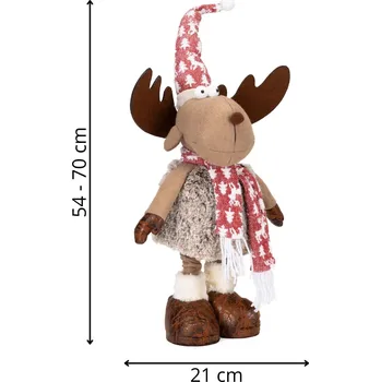 Vánoční dekorace Springos CA1483 VÁNOČNÍ OZDOBY "SNOHOVÁ HRAČKA" 32 X 20 X 80 CM