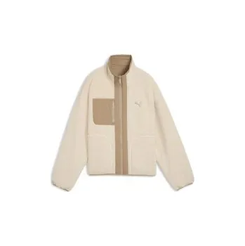 Dívčí oblečení Puma Reversible Hybrid Sherpa Jacket S