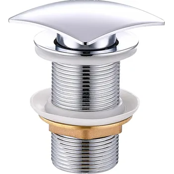 sítko a zátka do dřezu Mexen uzavíratelná umyvadlová výpusť hranatá, ClickClack, bez přepadu, Chromová, 79916-00