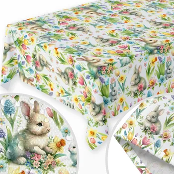 ubrus UBRUS ODOLNÝ SKVRNÁM 140x220 HLADKÝ MATNÝ SILNÝ Velikonoce 384