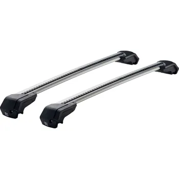 Příčník na automobil Příčníky Mont Blanc Škoda Kodiaq II 2024-2025 integrované podélníky, Xplore silver (rychloupínání na 1 klik, nosnost 100kg)