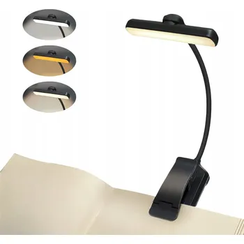 Lampička BEZDRÁTOVÁ NOČNÍ STOLNÍ USB LAMPIČKA NA ČTENÍ KNIH S 24LED KLIPEM