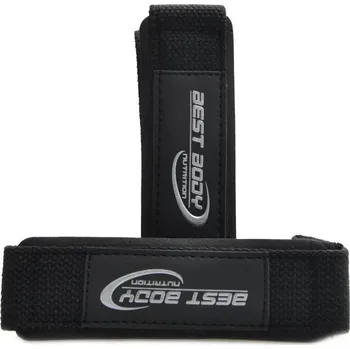 Best Body nutrition Trhačky lat pull strap top grip - černé