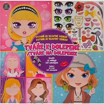 Samolepící dekorace Samolepky - Vytvoř si vlastní módní tvář