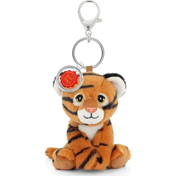 plyšák Keeleco Přívěsek na Tašku Tygr 12 cm