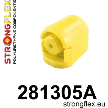 Silentblok nápravy 281305A: Strongflex Silentblok předního ramene - zadní varianta SPORT Black