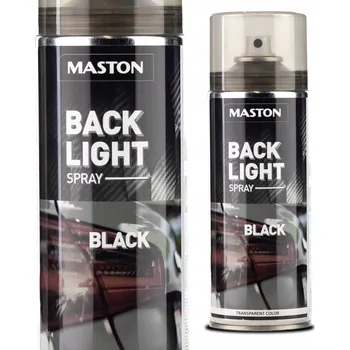 Barva ve spreji SPREJ NA ZATMAVENÍ SVĚTEL transparentní černý MASTON 1031