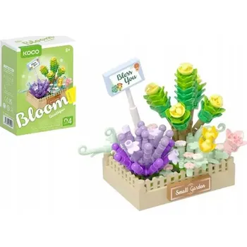 ostatní stavebnice KOCO Sukulenty v květináč, zelené, 232 dílků