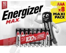 Baterie AAA mikrotužková MAX LR03 8ks, ENERGIZER