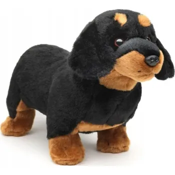 plyšák PLYŠÁK MAZLÍČEK PES JEZEVČÍK 28CM