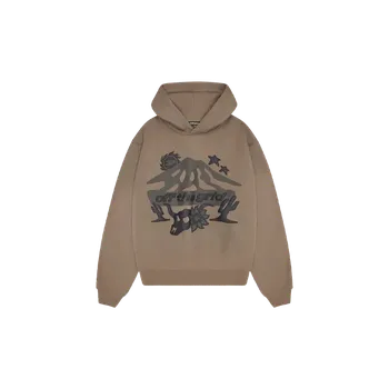 Pánská mikina Broken Planet Off The Grid Hoodie Cinder Brown Velikost: M