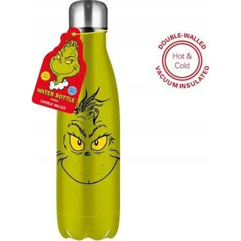 Termoska Metalová láhev na vodu Grinch termoska
