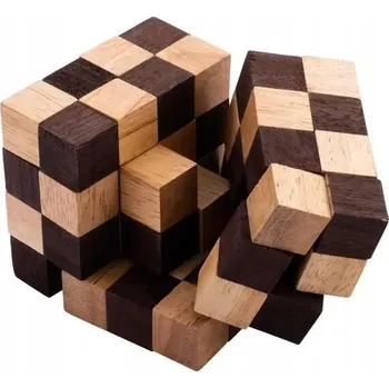 Hlavolam Dřevěný had – hlavolam