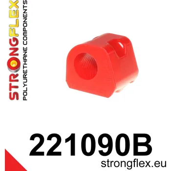 Silentblok nápravy 221090B: Strongflex Silentblok předního stabilizátoru 18mm Red