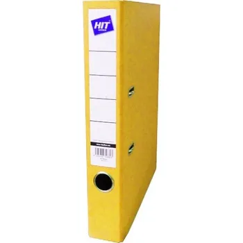 Kancelář Pořadač A4 5cm páka PREŠPÁN, DYNAMIC žlutý