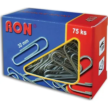 Kancelářská sponka Spona dopisní Ron 32mm 1bal/75ks, 453 ZN