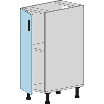 Kuchyňská skříňka Slevadoma Spodní skříňka E-30-N Barva dvířek: bílá, Barva korpusu: kašmír