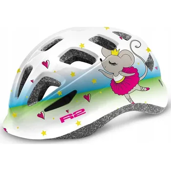 Cyklistická přilba Dětská cyklistická helma R2 BUNNY XS 48-52cm InMold