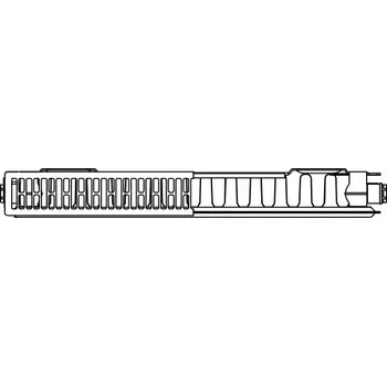 Radiátor Ocelový panelový radiátor Kermi bílý 947 W 1200 x 600 x 61 mm boční připojení