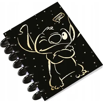 Blok DISNEY Zlatý KOŁOBRULION B5 100 listů KR Velký kroužkový blok VZ1 Sešitý