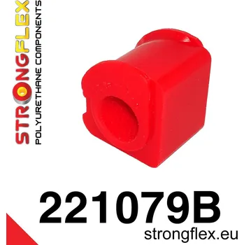 Silentblok nápravy 221079B: Strongflex Silentblok stabilizátoru 17mm Red