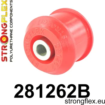 Silentblok nápravy 281262B: Strongflex Silentblok předního spodního ramene k karoserii Black