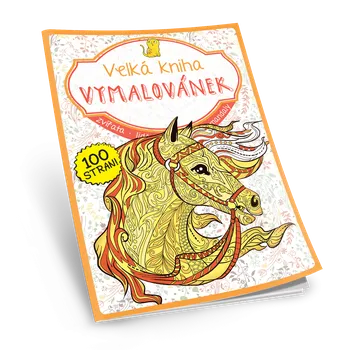 Antistresové omalovánky Velká kniha Vymalovánek oranžová (č. 5)