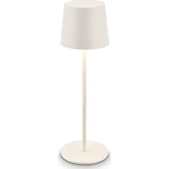 Lampička BRILONER Bota stolní lampa - 1,8W, 120lm, nabíjecí, LED, stmívatelné, dotykový vypínač, teplá bílá, bílá - BRILO BRILO 7708016