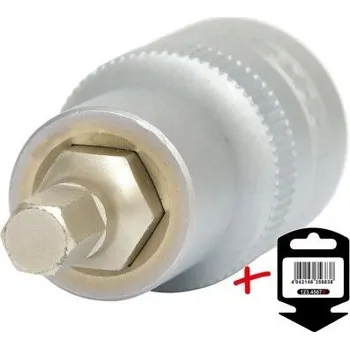 Gola hlavice KS Tools Nástrčný ořech s bitem 1/2",vnitřní šestihran, krátký, 6 mm Věšák 911.1306-E