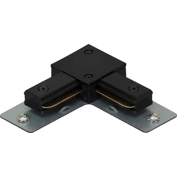 Bodové svítidlo BRILONER Rohová spojka lištový systém 230V – 90 st., vysokonapěťový, 1-fázový, přisazený, černá - BRILO BRILO 8004005