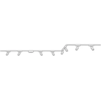 Bodové svítidlo BRILONER Luxtrail lištový systém, 8x LED spoty, do U/Z, bílá - BRILO BRILO 8039086