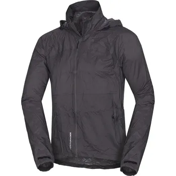 Pánská větrovka Northfinder Pánská nepromokavá multisportovní bunda sbalitelná 2L NORTHKIT, šedá, M