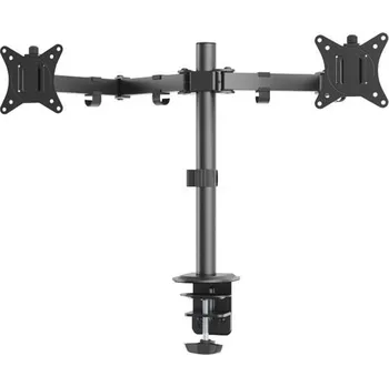 Barkan M142T, stolní, polohovatelný, pro úhlopříčku 13" až 32", nosnost 2 x 8 kg (Barkan M142T) černý