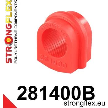 Silentblok nápravy 281400B: Strongflex Silentblok předního stabilizátoru 22mm Red