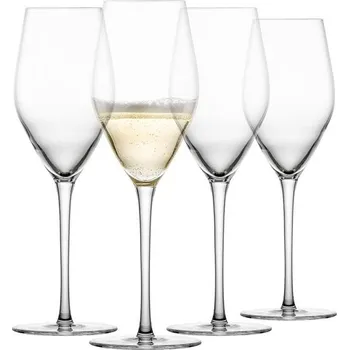 Nábytkové kování Sklenice na šampaňské SCHOTT ZWIESEL Bar Special (sada 4 ks), elegantně tvarované sklenice na
