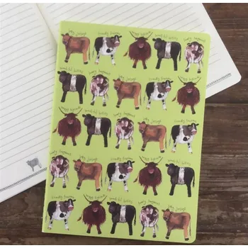 Sešit Sešit B5/40 listů, linkovaný, SNL08 Krávy