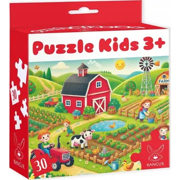 Puzzle PUZZLE 30 dílků FARMA pro děti od 3 let