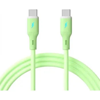 Mobilní telefon Akyga USB kabel USB-C ® zástrčka, USB-C ® zástrčka 1 m zelená AK-USB-69